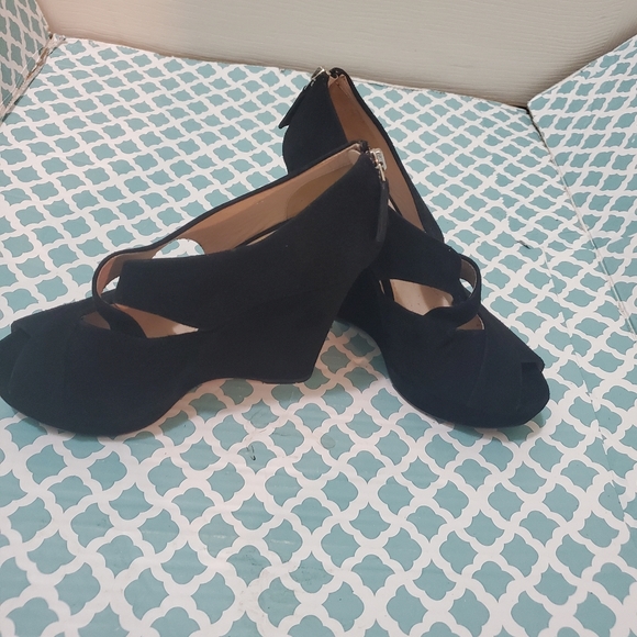 PRADASuede Cutout Accent Sandals - Picture 12 of 16